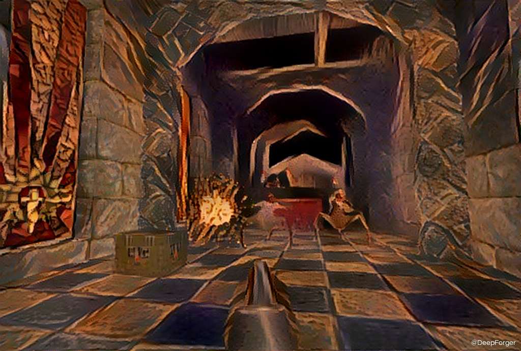 What if Pablo Picasso made game concept art? Deep Style Networks applied to Quake: nucl.ai/blog/deep-styl… #gamedev