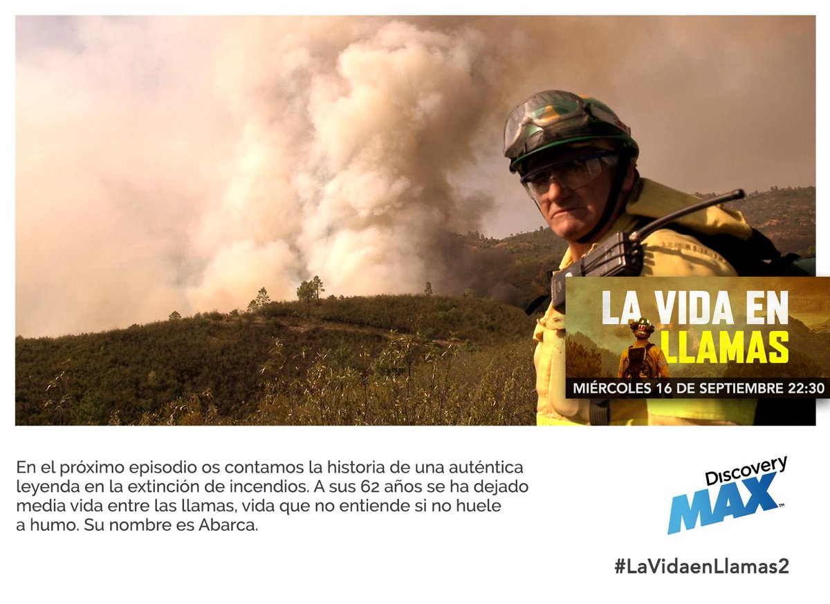 93metros's tweet image. No os perdáis el próximo miércoles la historia de Abarca, una leyenda en la extinción de incendios. @discoveryMAX