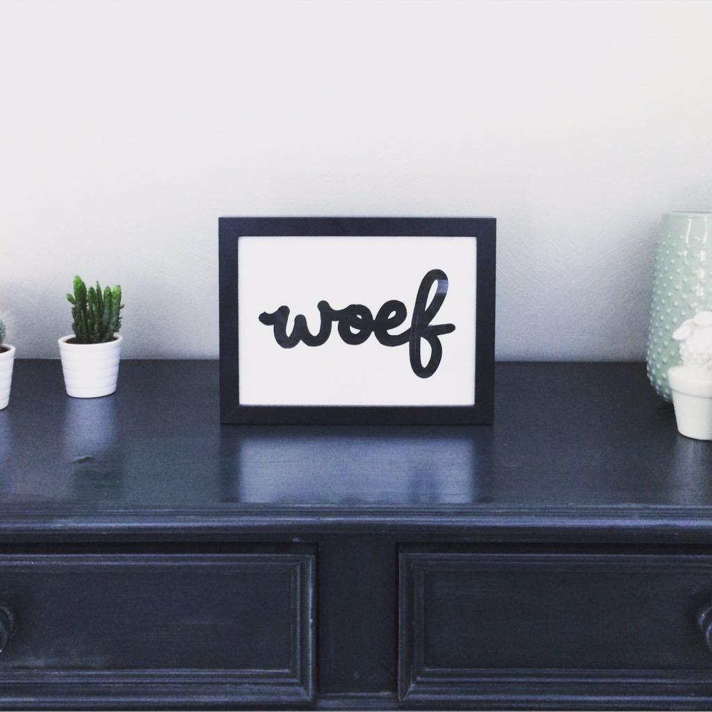 MelvinL1985's tweet photo. What does a dog say? #Woef http://t.co/3enHVU86gM