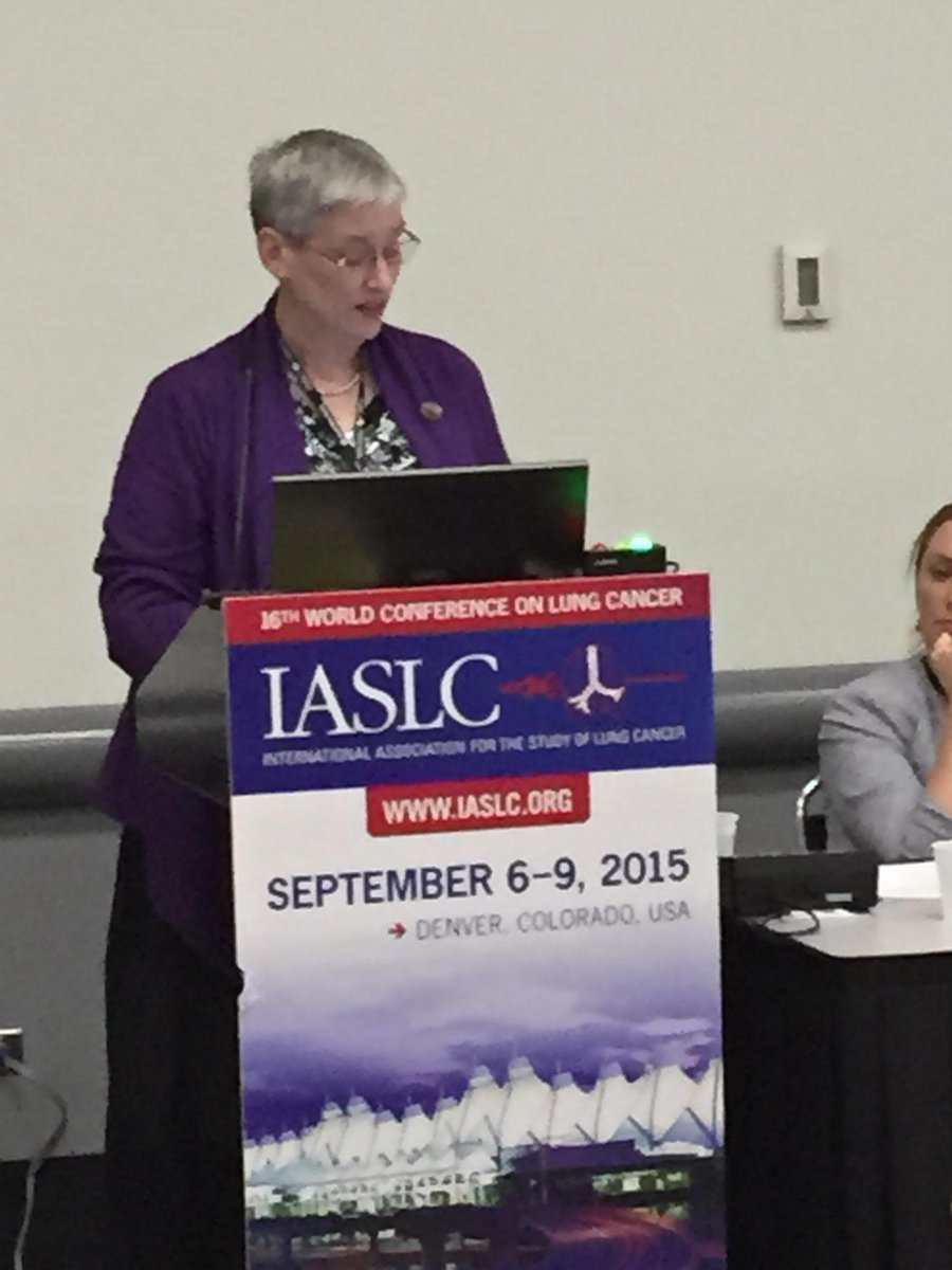 findlungcancer's tweet photo. #awesome @JFreemanDaily rocking her talk on living w/ #lungcancer as an epatient @IASLC #wclc2015 #lcsm http://t.co/QadiBJ8EAd