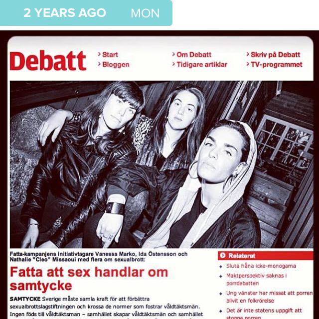 Idag var det 2 år sedan vi &amp; <a href="/femtasticswe/">Femtastic</a> startade <a href="/FATTANU/">FATTA</a> som idag är en fet rörelse med 60 000 personer! #fattanu