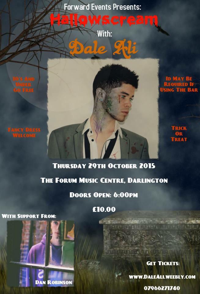 Still tickets left for the final gig up north, you don't want to miss out👀 @DaleAliMusic <a href="/ForwardEvents_/">Forward Events UK</a>