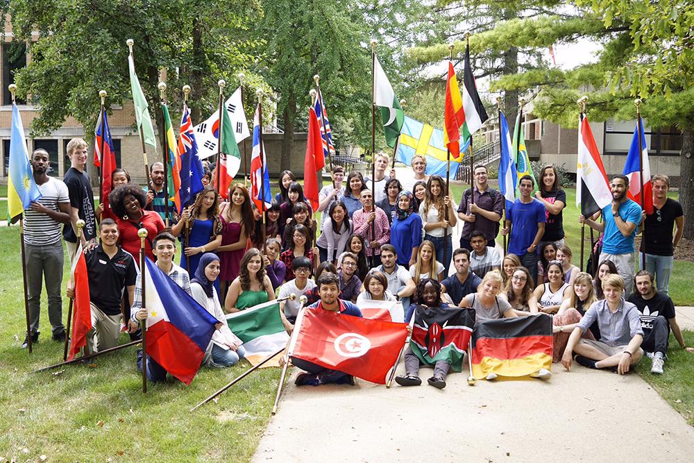 Bienvenue, Willkommen, Bienvenidos! Today we welcome 56 new international students from 26 countries. #NCWelcomeWeek