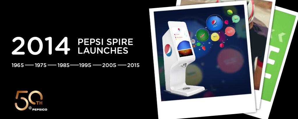 .<a href="/PepsiSpire/">Pepsi Spire</a> lets you mix it up w/ over 1,000 beverage options. #CustomCreation #PepsiCo50 PepsiCo50th.com