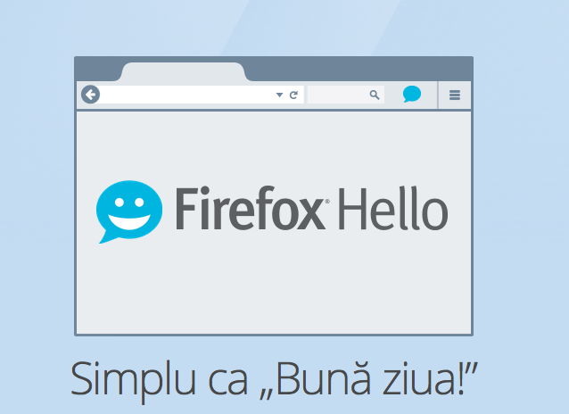 mozillaro's tweet photo. Tu ai încercat #FirefoxHello? Simplu - mod de conectare video, gratuit, cu oricine, oriunde: https://t.co/iW6opuKUN7 http://t.co/Zj00rpz0px
