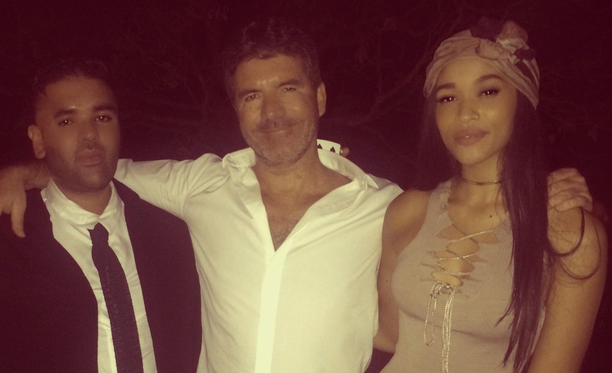 Great night with great company 👌 <a href="/SimonCowell/">Simon Cowell</a> <a href="/OfficialTamera/">Tamera</a> #future #syco #thepalace #nosleep :)