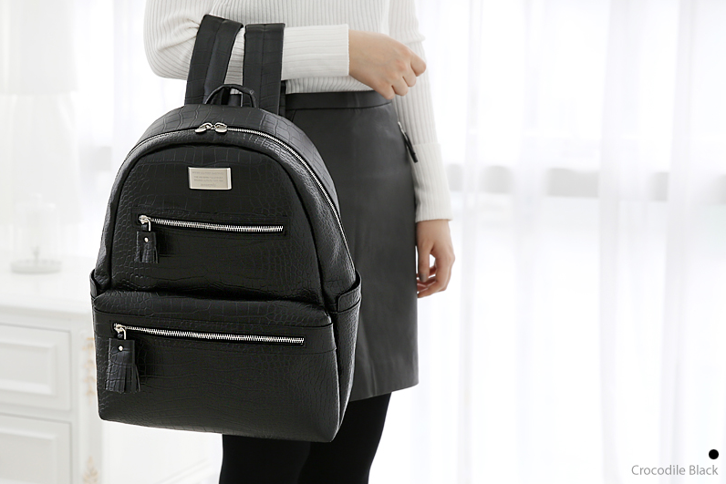 monopoly leather backpack