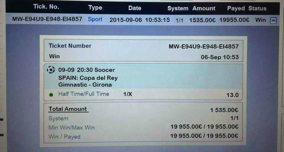 PeopleProjectNS's tweet image. 19 994€ + 19 955€ what else ? #ParionsSport #TeamParieur #Betting inbox me for join VIP group