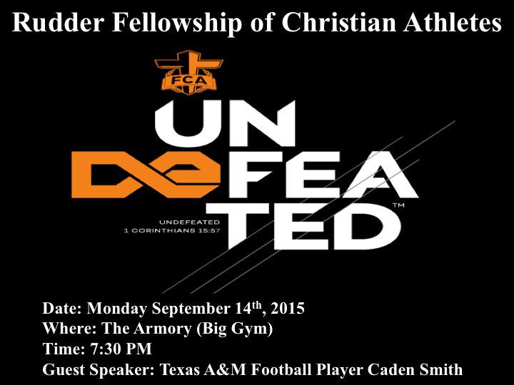 Coach_Montalvo's tweet photo. First FCA meeting is next Monday night! Spread the word so we can pack the Armory!!!! #FCA #RLTW http://t.co/YXM4h6DlPO