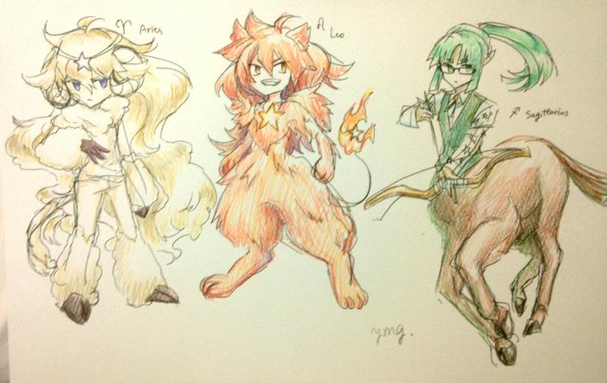 十二星座擬人化のtwitterイラスト検索結果