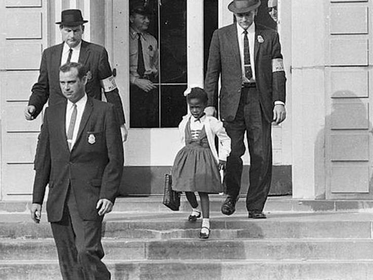 Happy Birthday Ruby Bridges 61 2day: 1st African-American student 2 integrate all-white elementary school in South. 