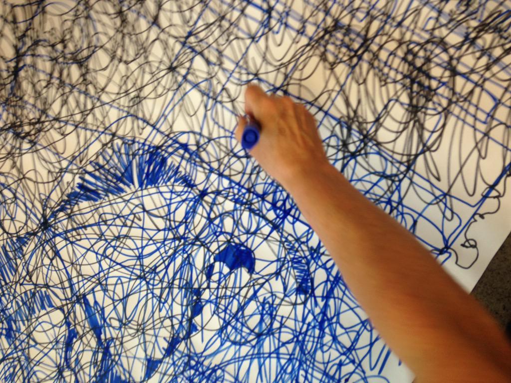 Lindseyeleven2's tweet image. Getting into the zone @engagevisualart #engageISS