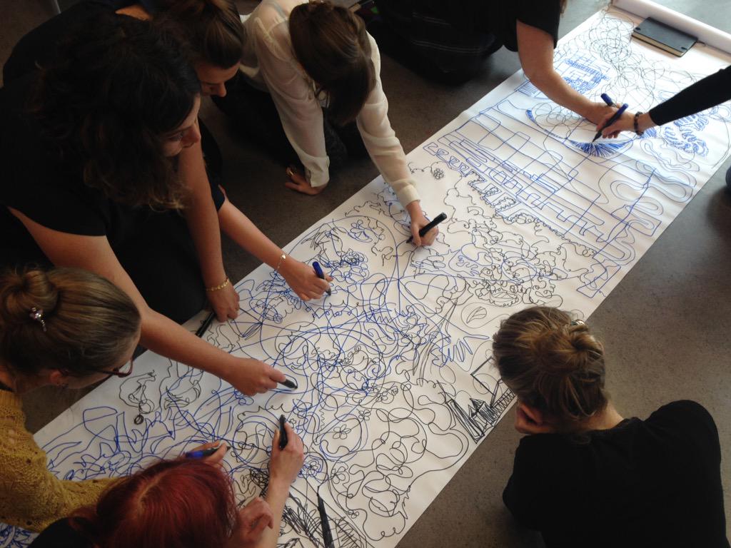 Lindseyeleven2's tweet image. Getting into the zone @engagevisualart #engageISS