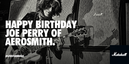 Happy birthday to the incredible Joe Perry from Aerosmith! 