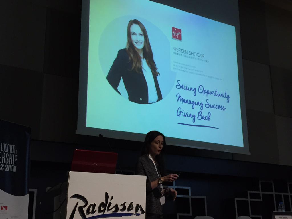 Seizing opportunity,managing success &amp;giving back with a prominent arab leader <a href="/nisreen_shocair/">Nisreen Shocair</a> #AWIBL <a href="/MICEQuotient/">MICE Quotient</a>