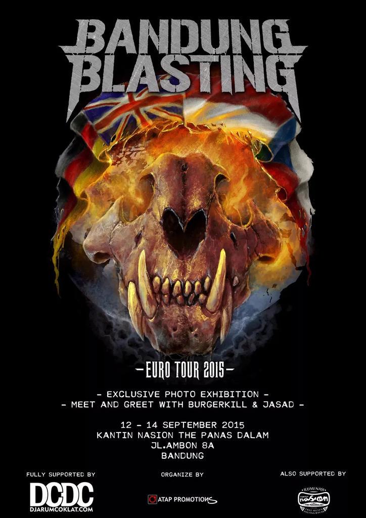 BandungBlasting Photo Exhibition + Meet n Greet /w <a href="/burgerkill/">Burgerkill Official</a> <a href="/Jasad_bdm/">JASAD OFFICIAL</a> 12-14/09/2015 at <a href="/kantinnasion/">kantinnasion</a> #SBMevent