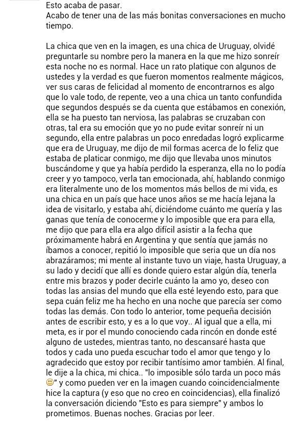 Cindy_Lisbeth's tweet photo. @villalobossebas Terminé de leer lo que escribiste con los ojos aguados. ESTO ES PARA SIEMPRE #MiSV http://t.co/ciRZBNfNrs