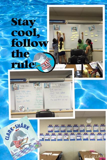 Mrs_RodriguezF4's tweet photo. F-4 working together on school rules. http://t.co/Hi3Je8hXrb