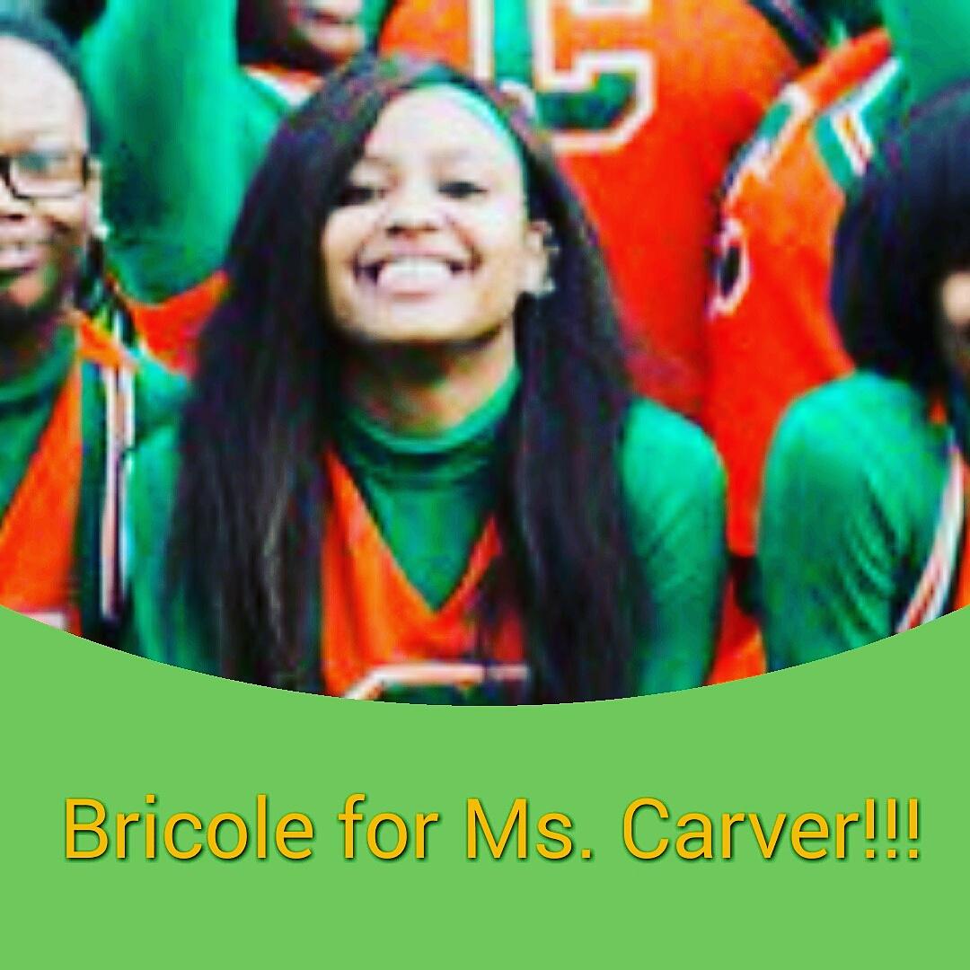 BigNate_girl's tweet photo. Vote Bricole for Ms. Carver y'all!!!!! #CarverRam #VoreForMe #Ms.Carver http://t.co/HuUrNGTp7s