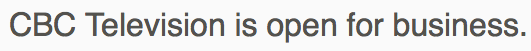 suburban_cowboy's tweet photo. @CBC Is this "open for business"? "We want to hear from you"? "We want to work with you"? #IndependentProducers #CBC http://t.co/ymxbEfwveS