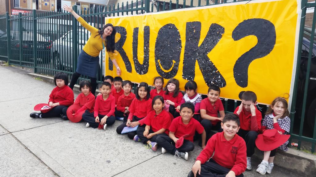 misspalmasclass's tweet photo. 2P supporting #RUOKDay http://t.co/auJnAJMutl