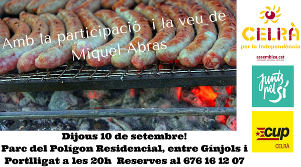 CUPNordOriental's tweet photo. Avui a #Celrà, intervenció de @ToniRicoGarcia a l'acte de @CelraXI, amb botifarrada i actuació de @miquelabras http://t.co/5HoSHF0dmW