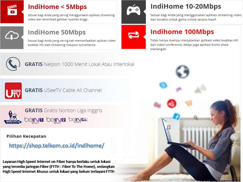 Smart_Bisnis's tweet photo. Nikmati internet cepat dengan dukungan teknologi fiber di rumah Sobiz dengan Indihome 100% Fiber. #PromoSMART http://t.co/VnRMT6nxzv