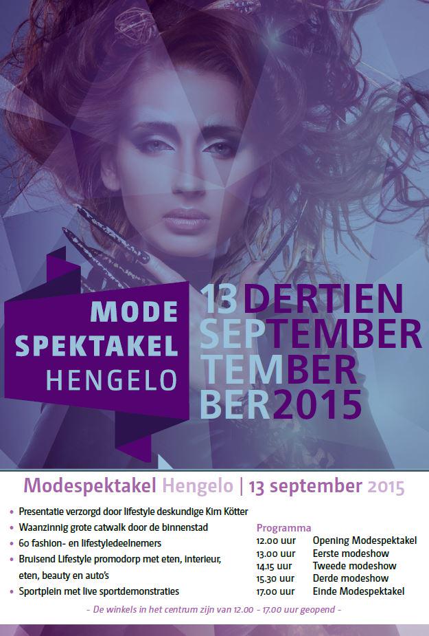 Zondag is het zover, dan is het <a href="/Modespektakel/">Het Modespektakel</a>: hèt fashionevent van Twente. Dat mag je niet missen!