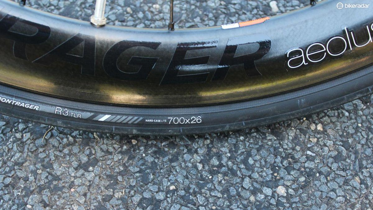 Bontrager Aeolus 5 TLR D3 carbon clinchers on <a href="/bikeradar/">BikeRadar</a> buff.ly/1iwGHvV