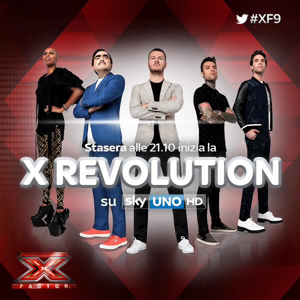 XFactor_Italia's tweet photo. 🎉🎉🎉 Giovedì 10 settembre 2015: STASERA INIZIA #XF9!!! 21.10, @SkyUno 🎉🎉🎉 http://t.co/UMbqOUvzSc