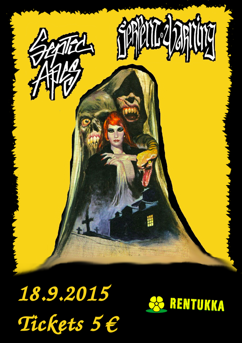 RT. Next show <a href="/RRentukka/">Ravintola Rentukka</a> Jkl 18.9 with Serpent Warning. Join fb-event: facebook.com/events/1225368…