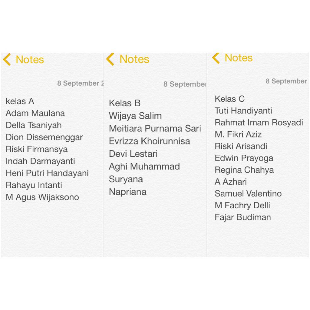 Yang blm lulus respon awal kelas idralaya