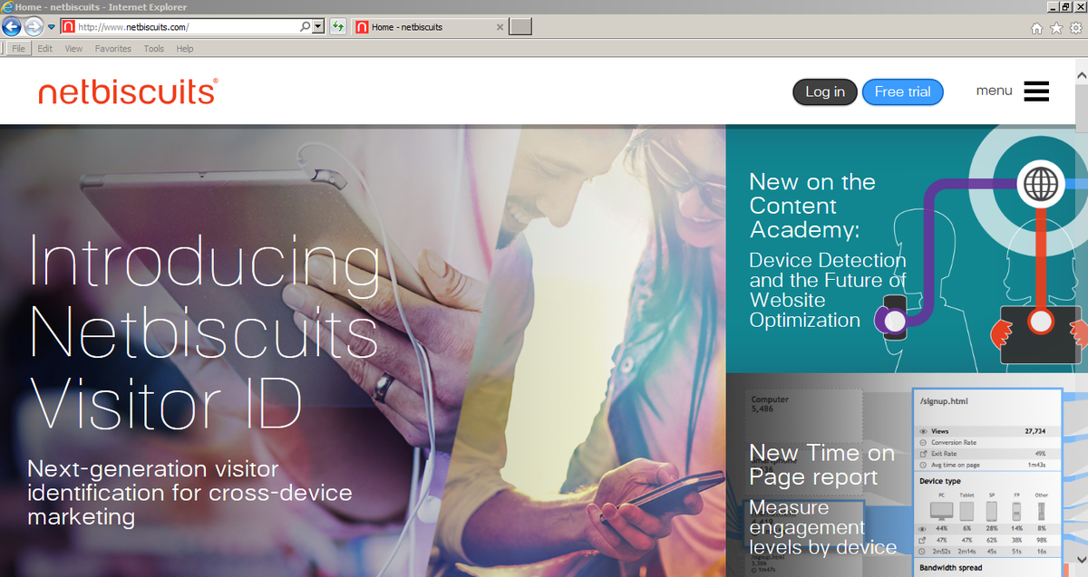 Netbiscuits's tweet image. Visitor ID helps #marketers identify the same visitor on different devices improving #UX - buff.ly/1Llxnli