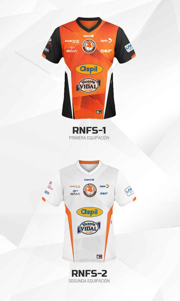erredoble_com's tweet photo. El pasado día 2 @RiberaNavarraFS presentó sus nuevas equipaciones para la temp. 15-16 http://t.co/rNRQQw9o17 #lnfs http://t.co/DSjt2VqLgM