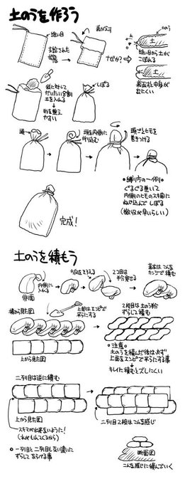 土嚢袋 縛り方 人気のある画像を投稿する