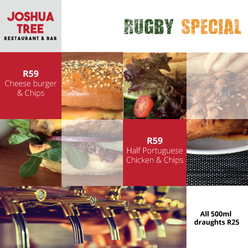 JoshTreeZa's tweet photo. Join us for our #RWC2015 special! @Love_Joburg @Eat_Out @eateryjhb http://t.co/1aA0VsAbut