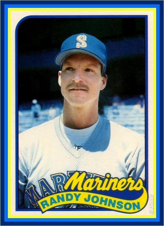 Happy 52nd Birthday Randy Johnson! Here\s a young \"Big Unit\" rockin\ a Seattle uniform  