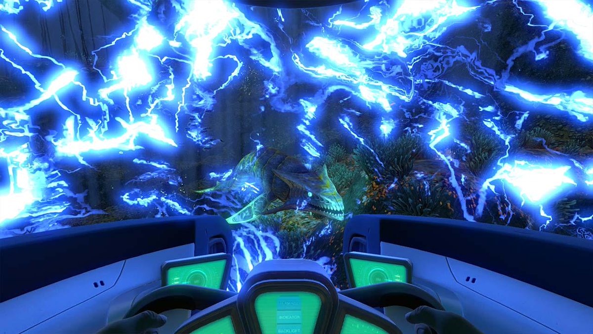 Subnautica's tweet photo. The Seamoth Update has been released! Torpedoes, electromagnetic defenses, sonar, + more! http://t.co/ZYSPhFLpN0 http://t.co/tnmRpBplnE