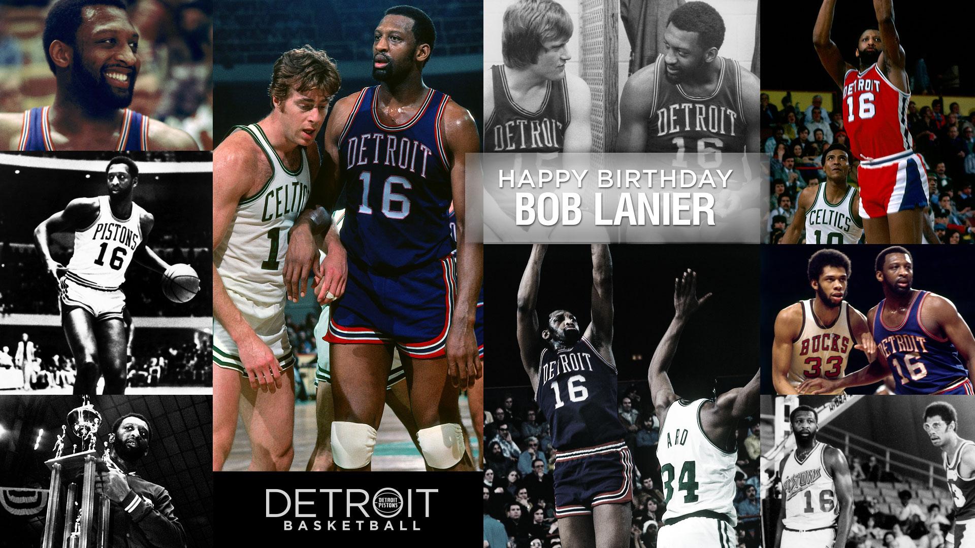 Big day for birthdays!

Happy Birthday to legend Bob Lanier! 