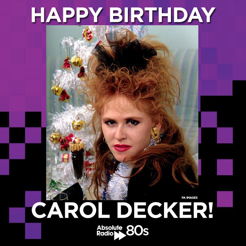 Happy birthday to our good friend Carol Decker of T\Pau! 