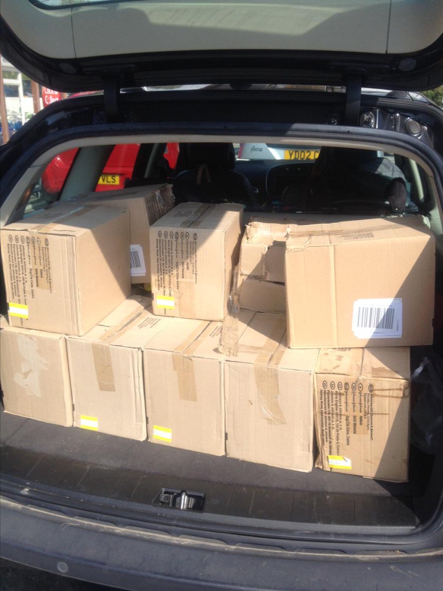 @GlossopStore BIG thank you for boot full of baby shampoo that will be shortly on it's way to Syria relief x