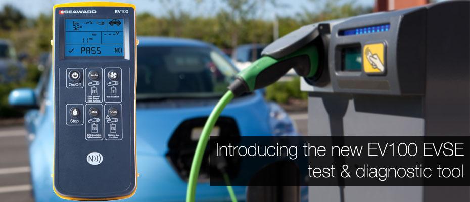 SeawardGroup's tweet image. Introducing the NEW EV100 EV charging point tester. Find out more at ow.ly/S1J0v.