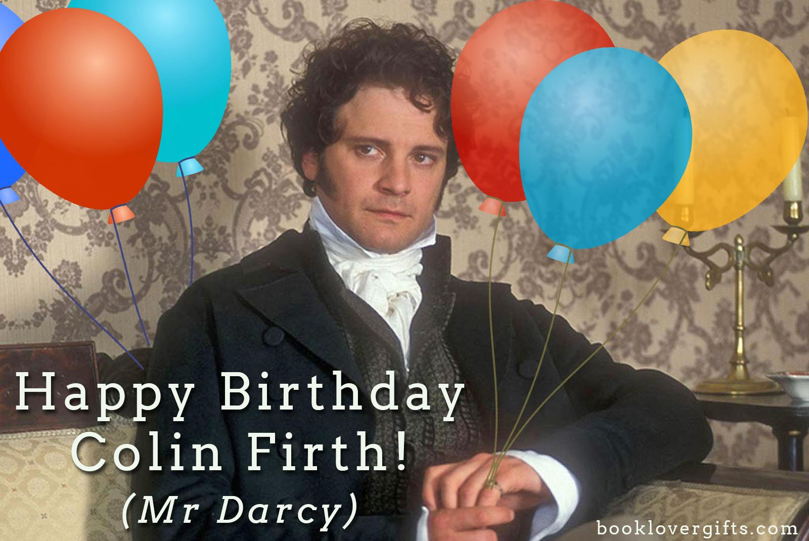 Happy Birthday Colin Firth / Darcy! Heard about his next film?  