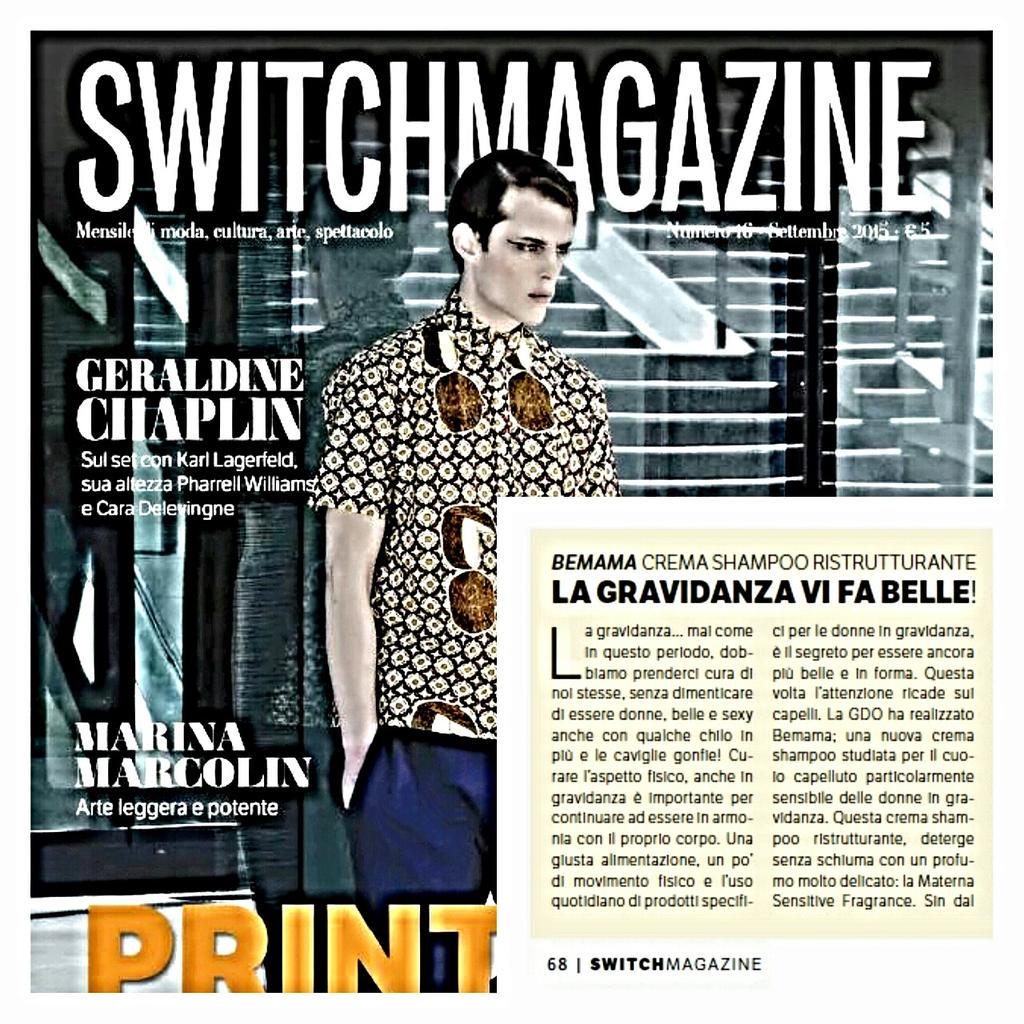 FraRobetti's tweet photo. La #gravidanza vi fa #belle su @Switch_fashion di #settembre i nuovi #schampoo #Bemama by #GDO #makeup #lifestyle http://t.co/Zkxc5yVdxY