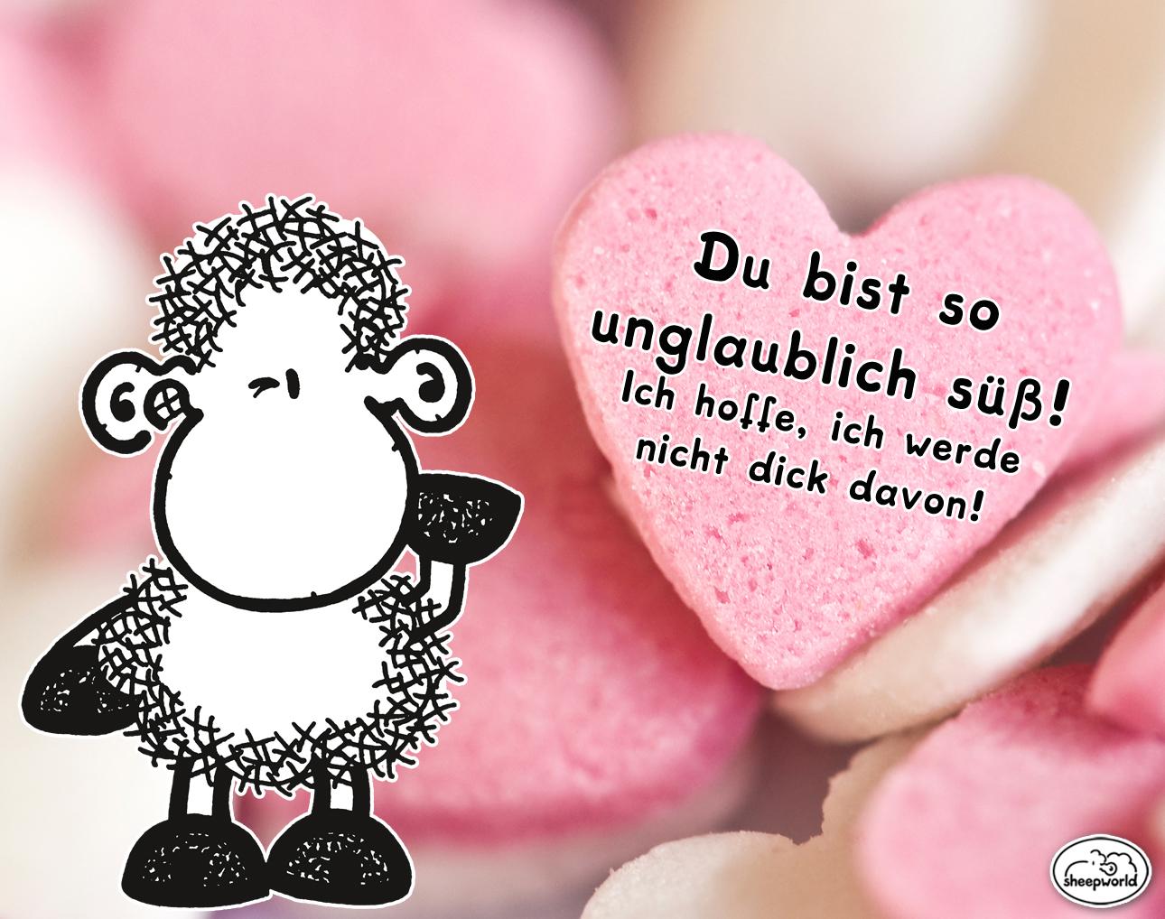 sheepworld on Twitter &quot;Du bist so süß, kein Wunder, dass ich zugenommen habe! sheepworld http