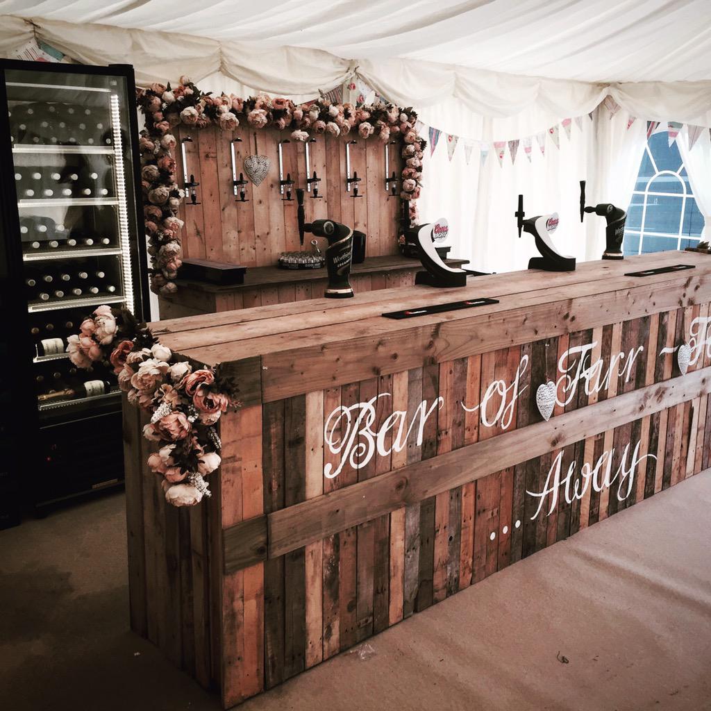 Champavan's tweet image. The sun is shining and we are ready to celebrate at Pimm Hill Barn. Champavan has come a long way!! #vintagebars