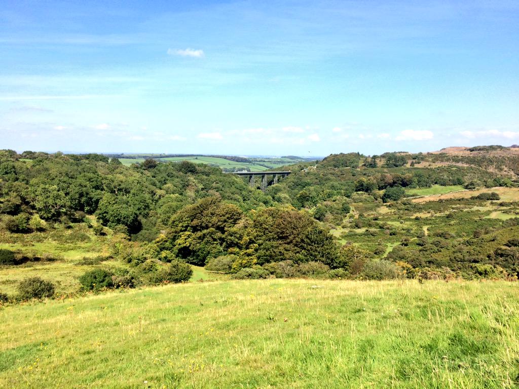 CycleDevon's tweet photo. Spot the #MeldonViaduct along the beautiful #GraniteWay http://t.co/kwTfiYrzTx