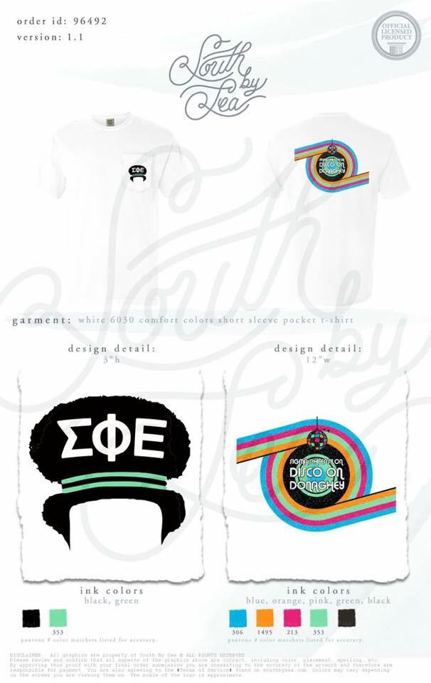 UCASigEp's tweet photo. #DiscoOnDonaghey shirts are just $17.50! Get yours before Sunday! http://t.co/yxtgIDR6Lp http://t.co/XTmKMEqURk