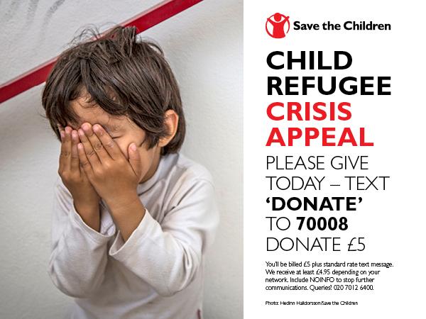 We're doing it whatever it takes to help children in the #RefugeeCrisis. With your support, we can reach even more.