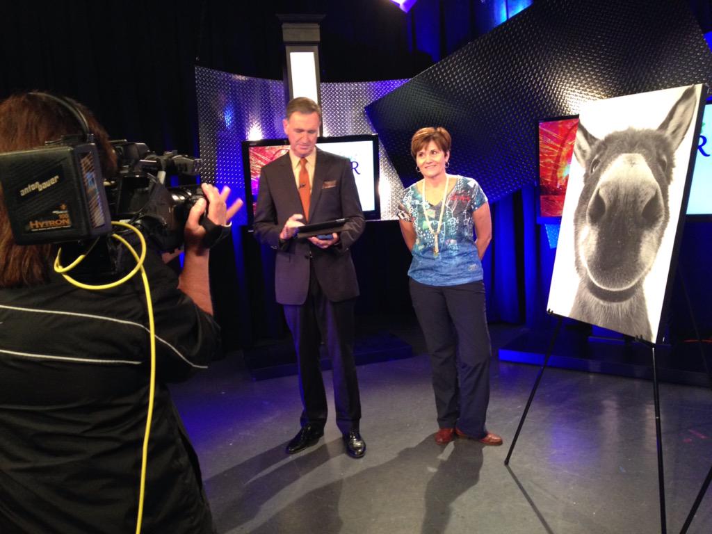 PRLadyKari's tweet photo. I enjoyed my time at Fox 2 this morning with Saint Louis Art Fair Ex. Dir. Cindy Lerick! http://t.co/zZeU2TWf8U